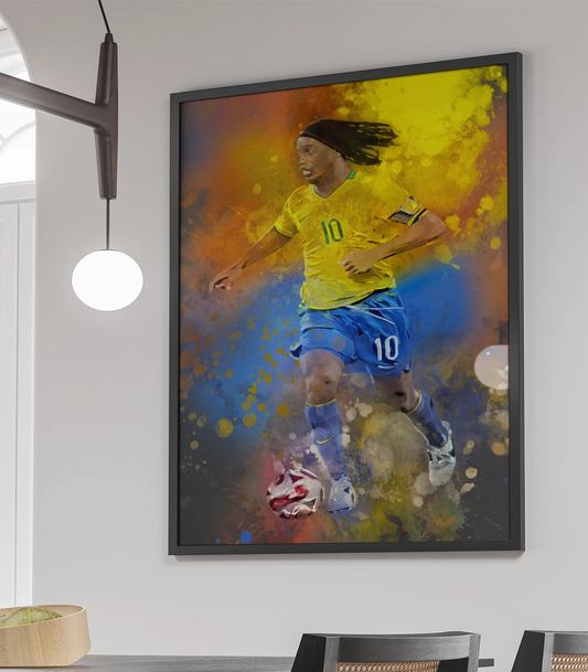 Ronaldinho Voetbal Muurdecoratie Bestellen