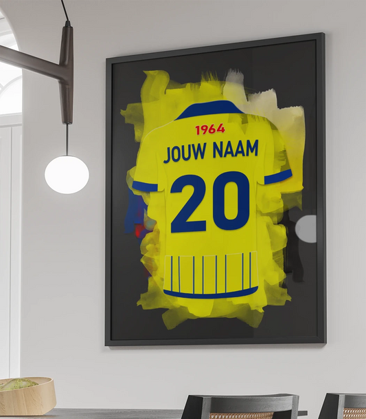 SC Cambuur Voetbal Poster Gepersonaliseerd Voetbalcadeau