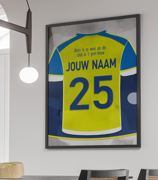 SC Cambuur Wanddecoratie Poster Met Lijst