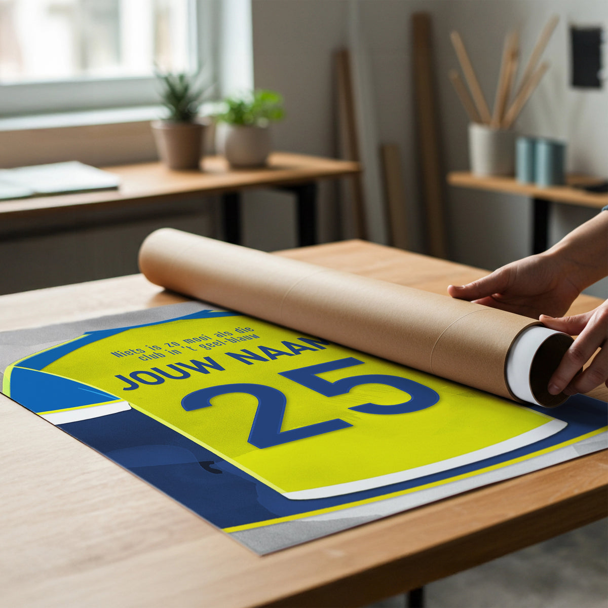 SC Cambuur Wanddecoratie Met Naam