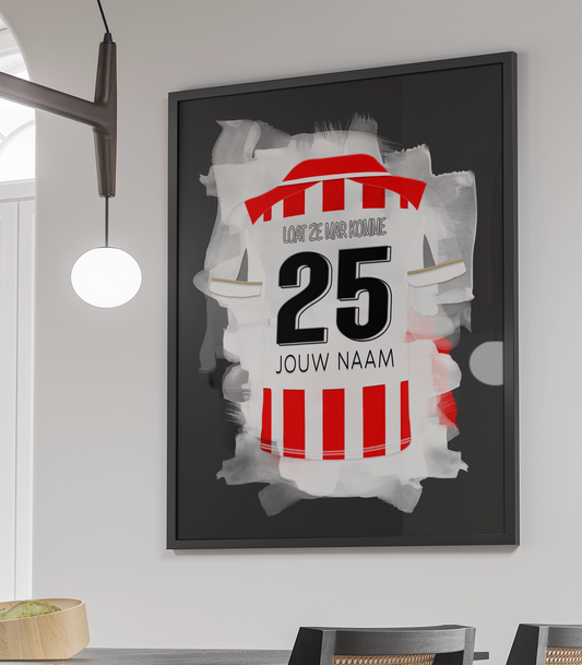 Top Oss Voetbal Poster Met Eigen Naam Verjaardag Cadeau