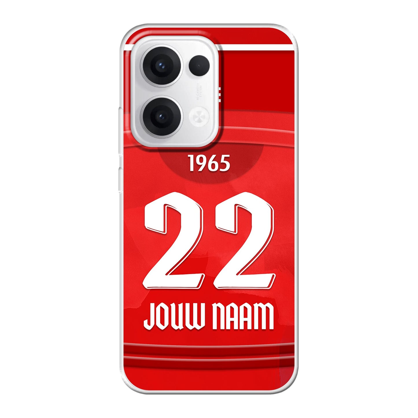 FC Twente 2025-2026 telefoonhoesje met personalisatie - Oppo Reno telefoonhoesjes - Voetbal fan kado