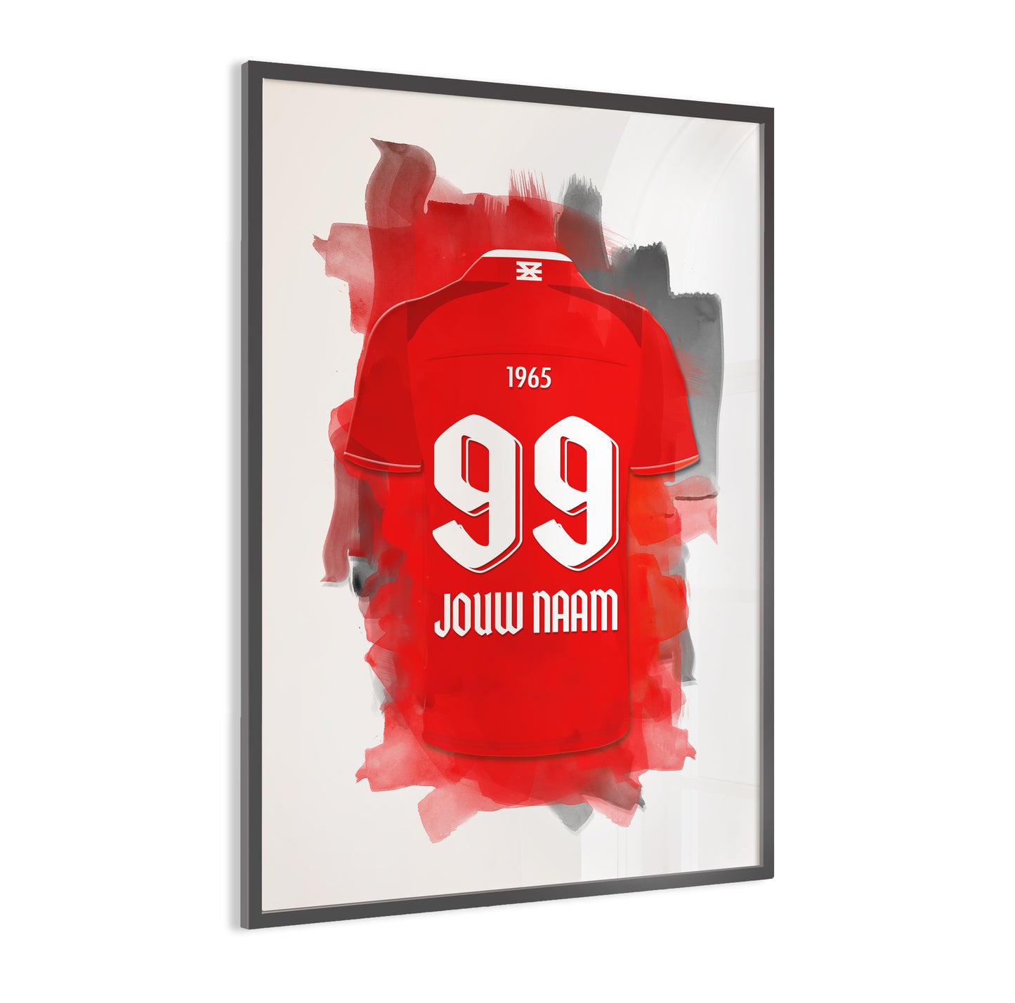 FC Twente Enschede wanddecoratie - Gepersonaliseerde poster - Voetbal fan cadeau