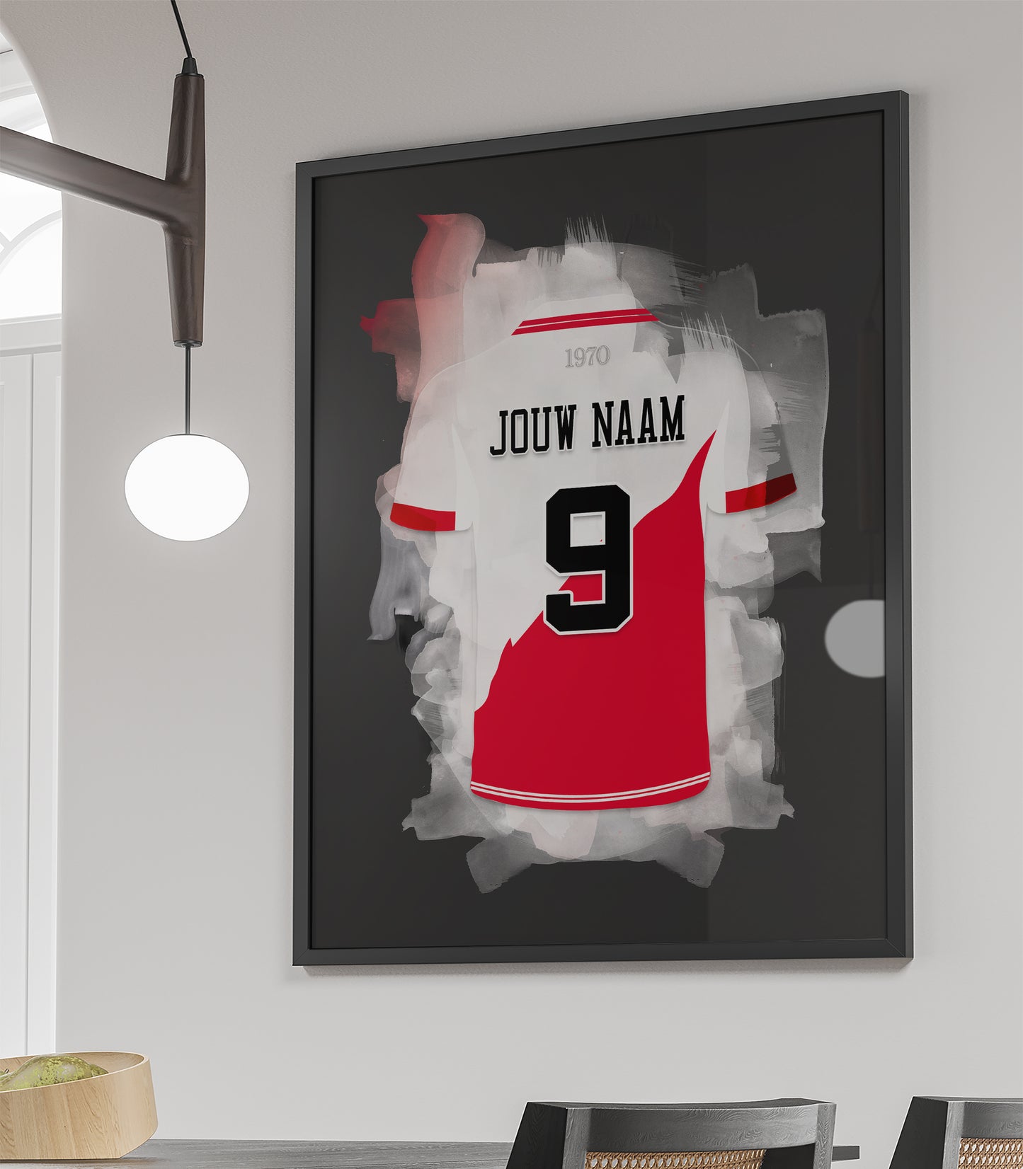 FC Utrecht wanddecoratie - Ingelijste poster - Voetbal fan cadeau