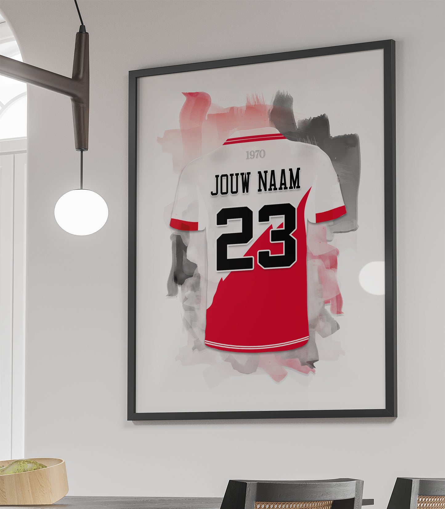 FC Utrecht wanddecoratie - Ingelijste poster - Voetbal fan cadeau