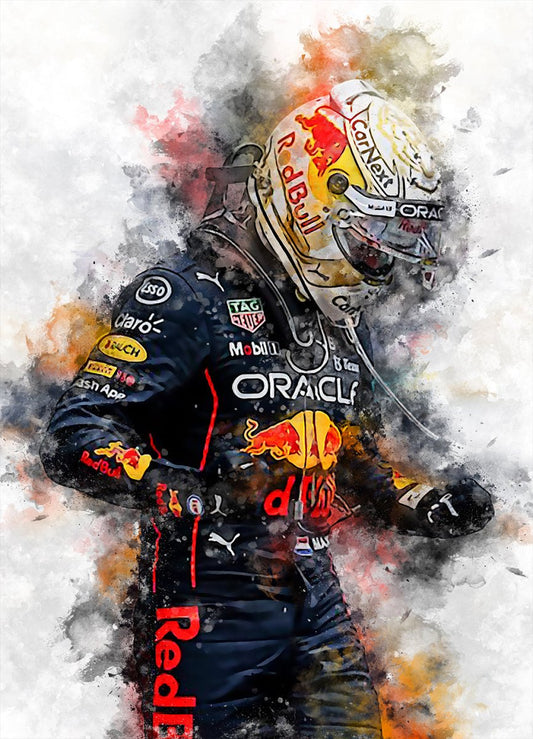 Verstappen poster - Verstappen canvas - Verstappen dibond