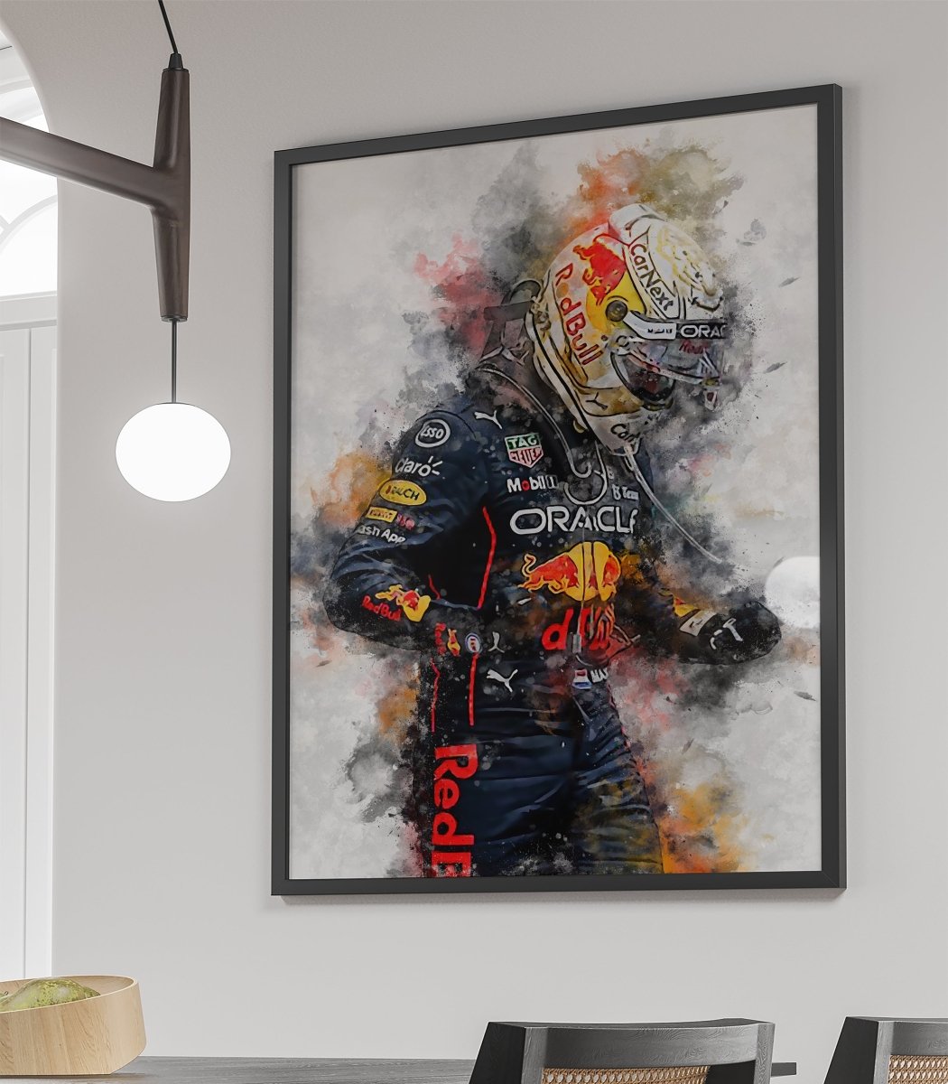 Verstappen poster - Verstappen canvas - Verstappen dibond