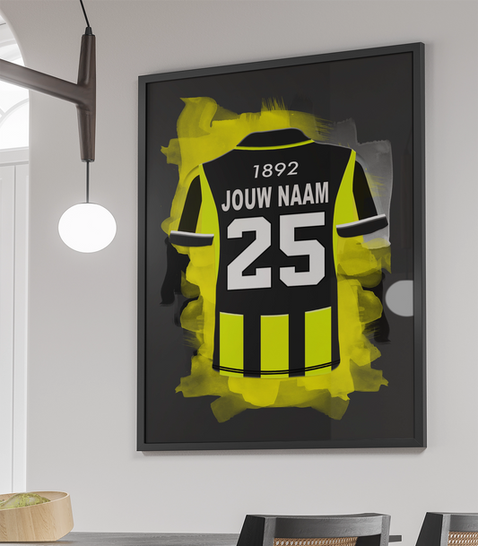 Vitesse Arnhem Poster Met Eigen Naam Verjaardag Cadeau