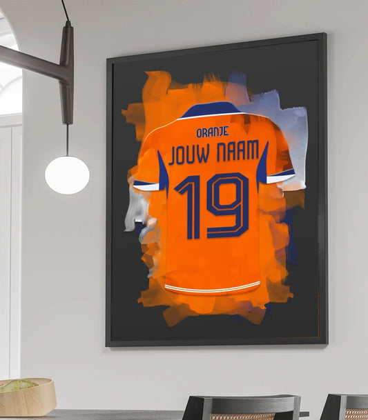 Nederlands Elftal Poster Met Naam