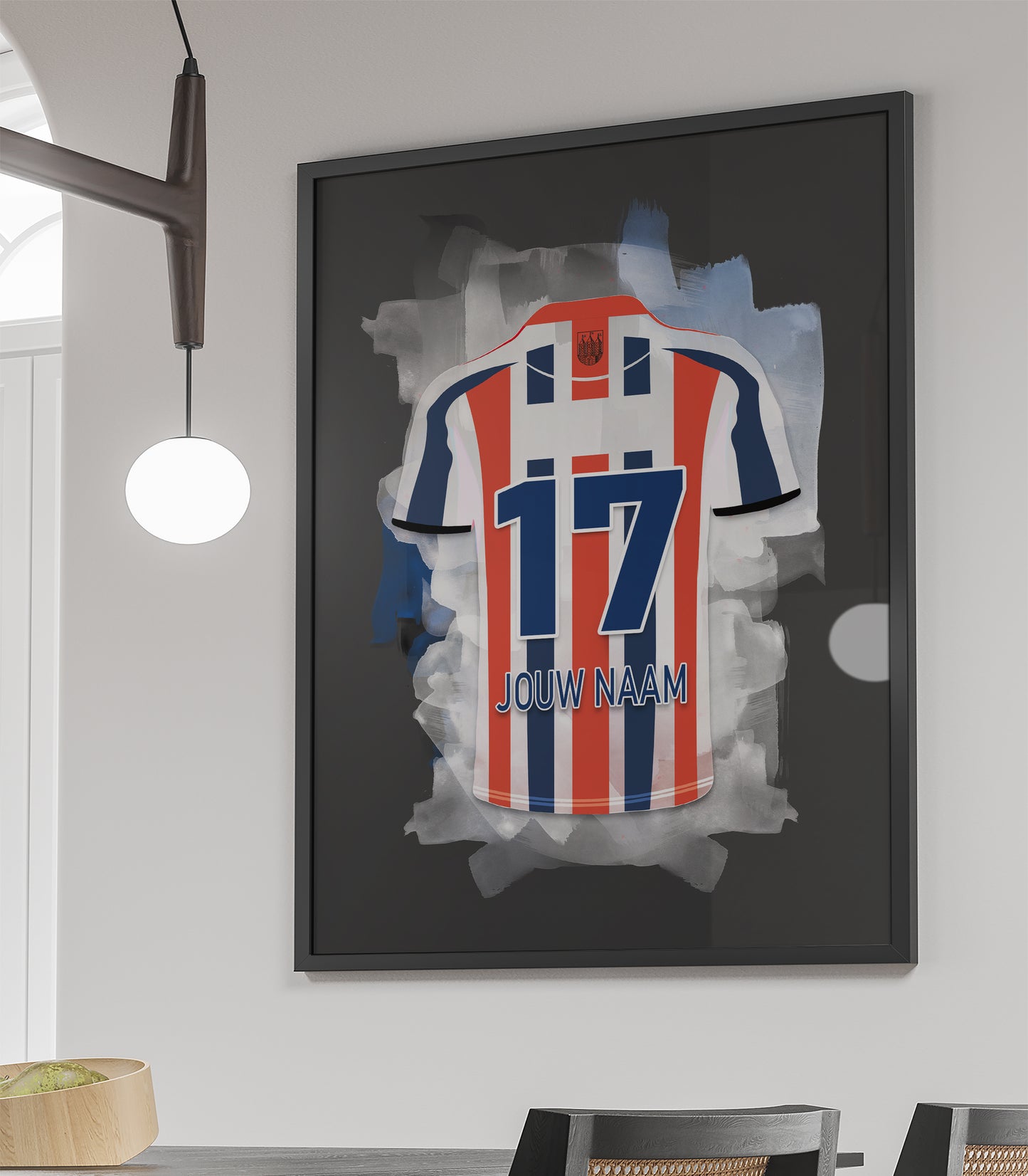 Willem II Tilburg poster met naam kopen
