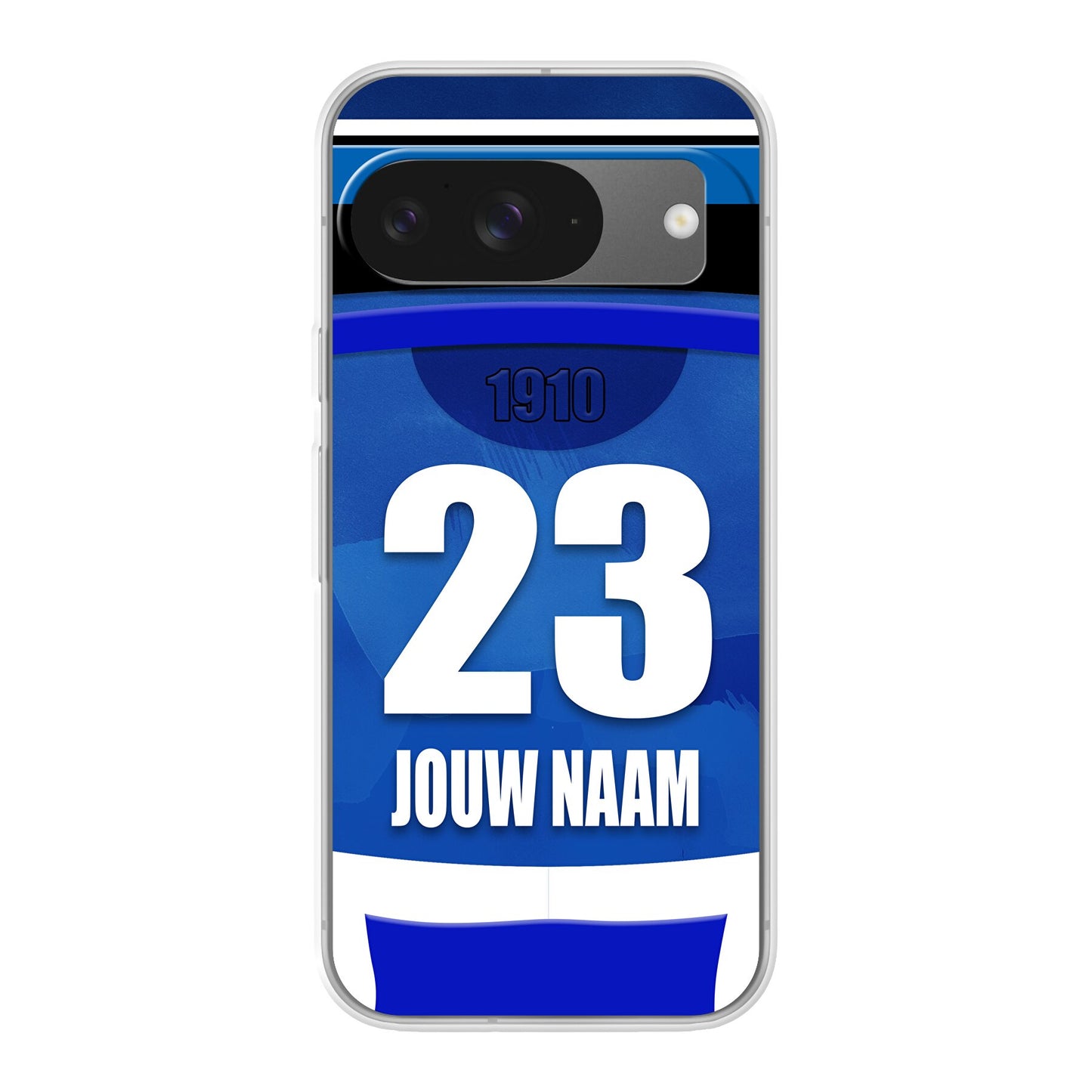 PEC Zwolle 2025-2026 telefoonhoesje met personalisatie - Google Pixel telefoonhoesjes - Voetbal fan kado