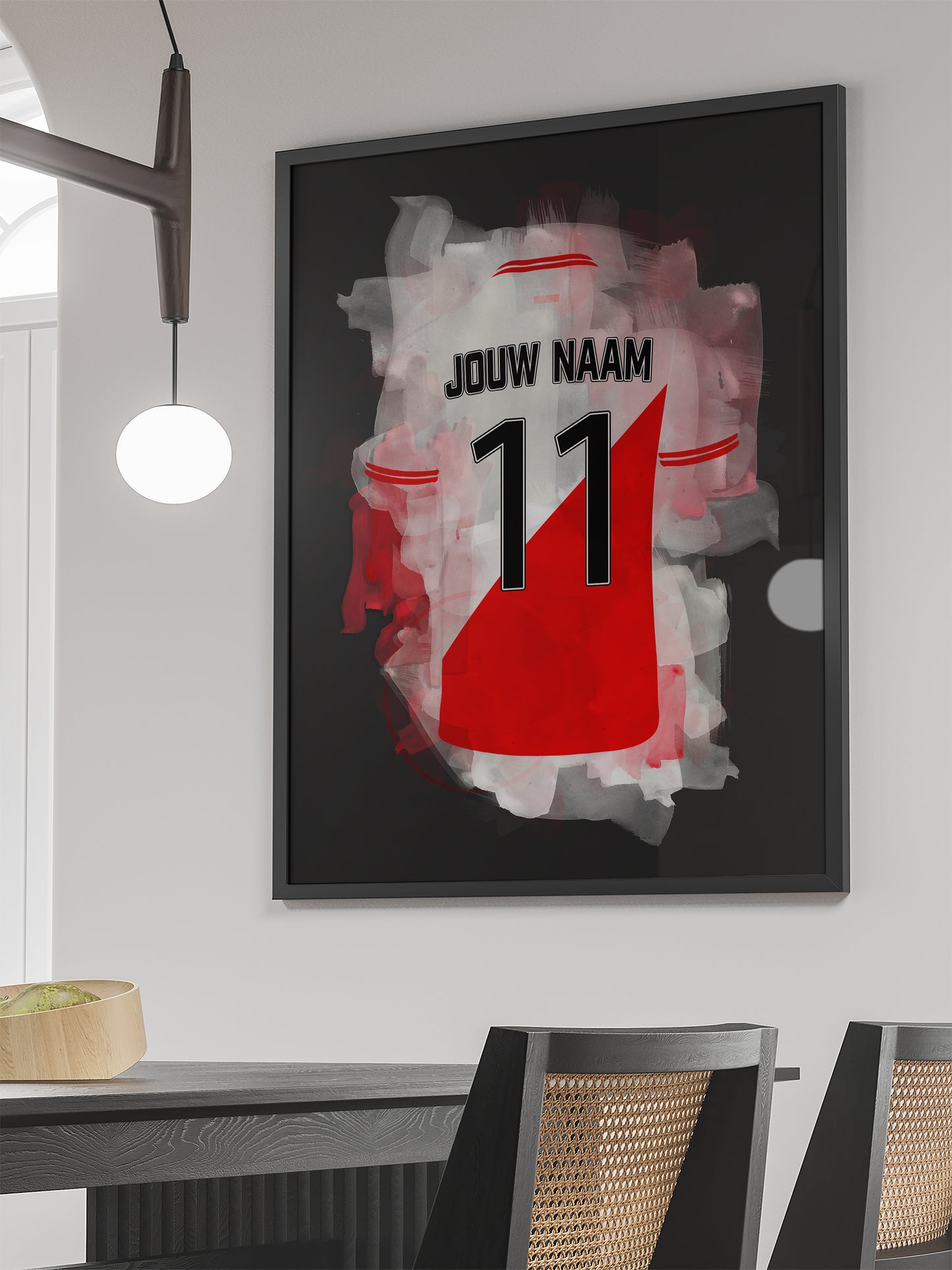 FC Utrecht poster met personalisatie mogelijkheden