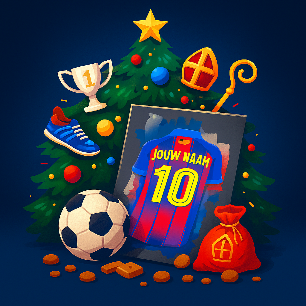 Wallofprints Voetbal Kerst Sinterklaas Cadeaus