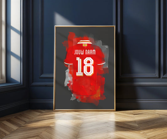 Voetbalposters Wallofprints - Voetbalposters met naam