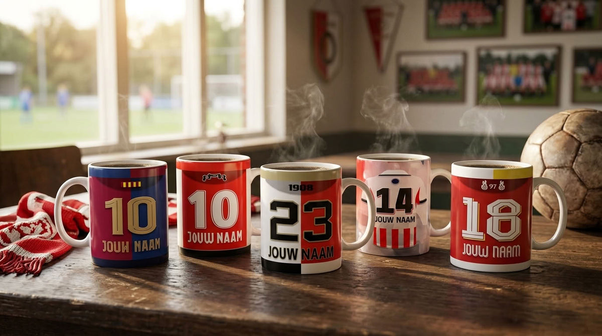 Gepersonaliseerde Voetbal Mokken Voetbalfan Cadeau Koffiemok