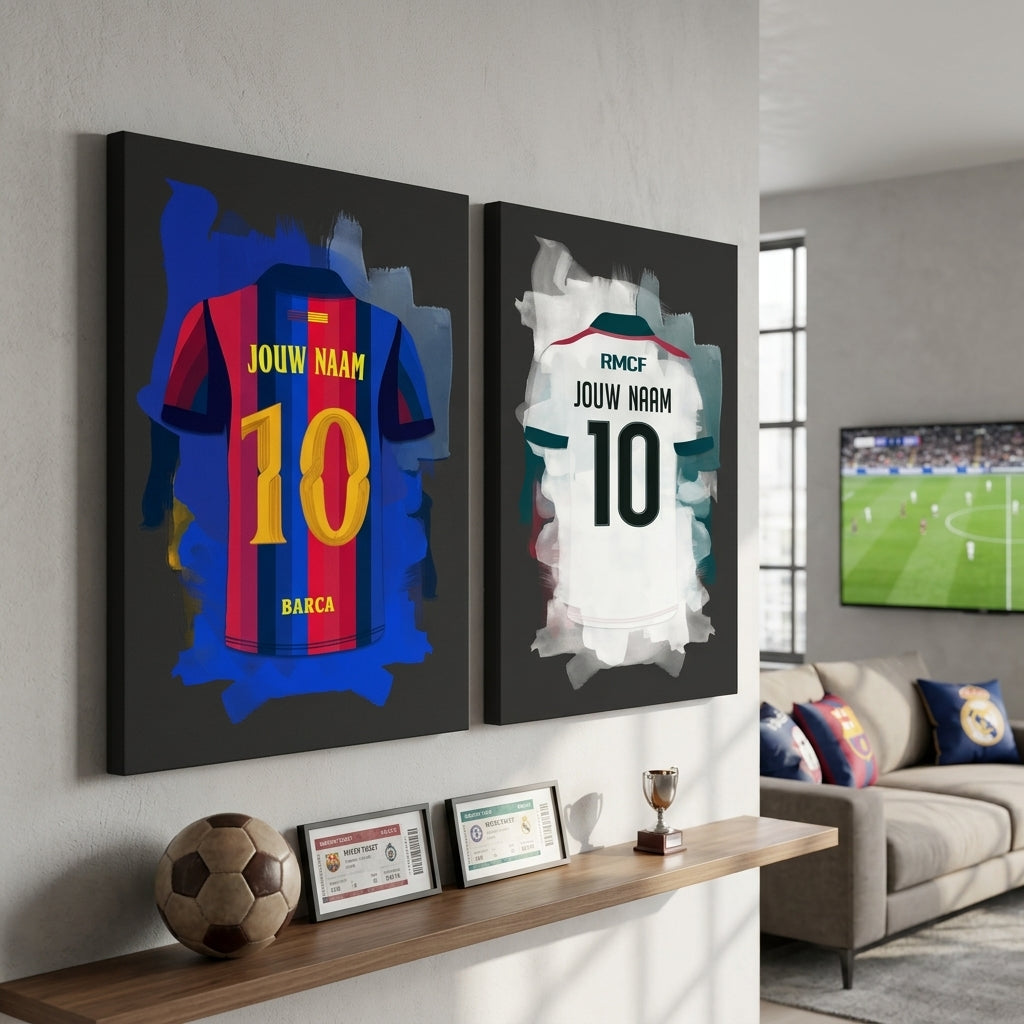 Voetbalposter met eigen naam scoor je bij Wallofprints