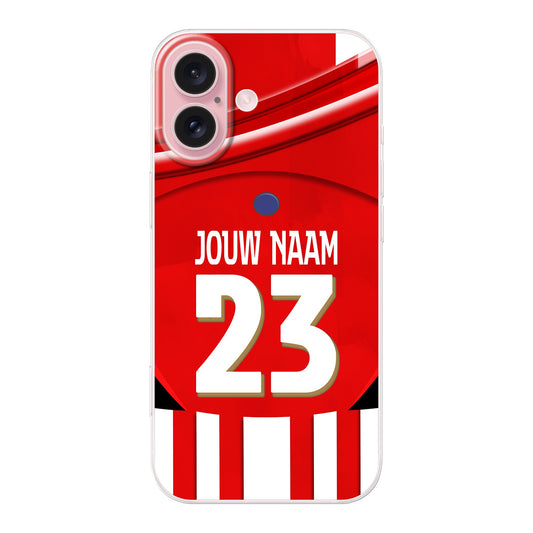 PSV Eindhoven telefoonhoesje met naam iPhone