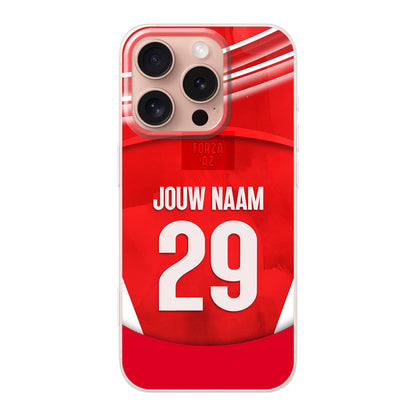 AZ Alkmaar telefoonhoesje met naam iPhone