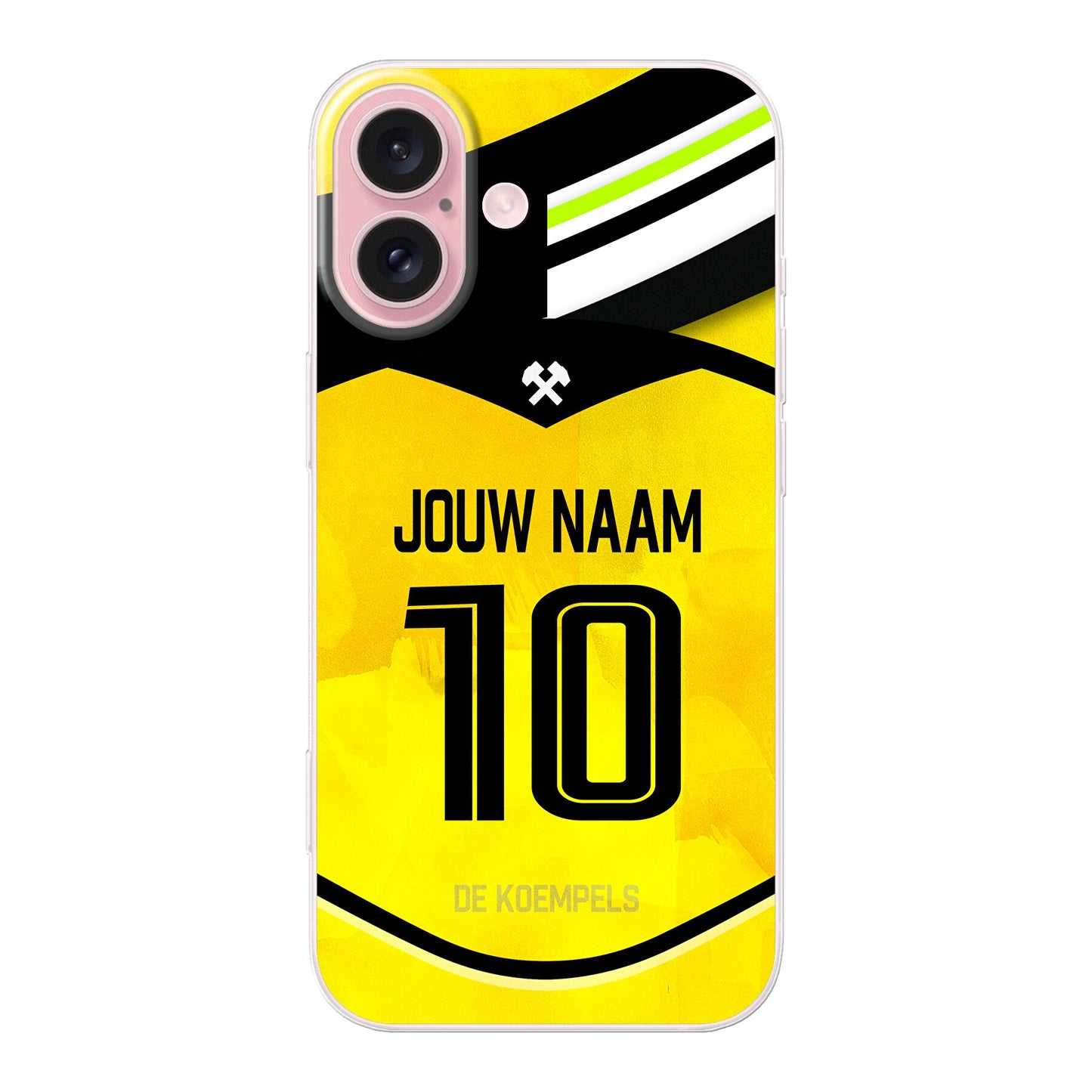 Roda JC Kerkrade telefoonhoesje met naam iPhone