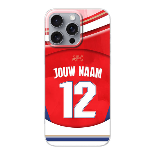 Arsenal telefoonhoesje met naam Iphone