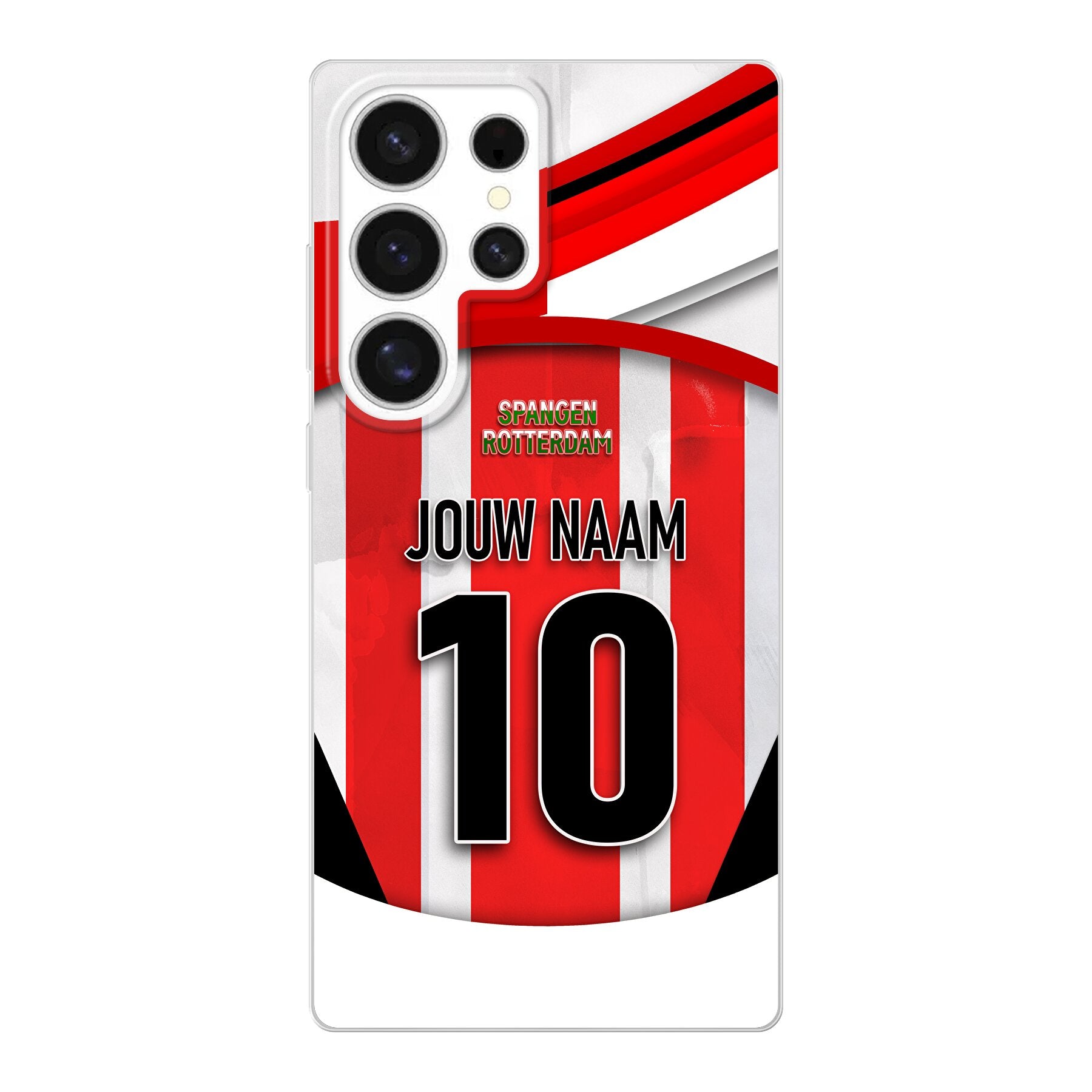 Sparta Rotterdam telefoonhoesje met personalisatie Samsung