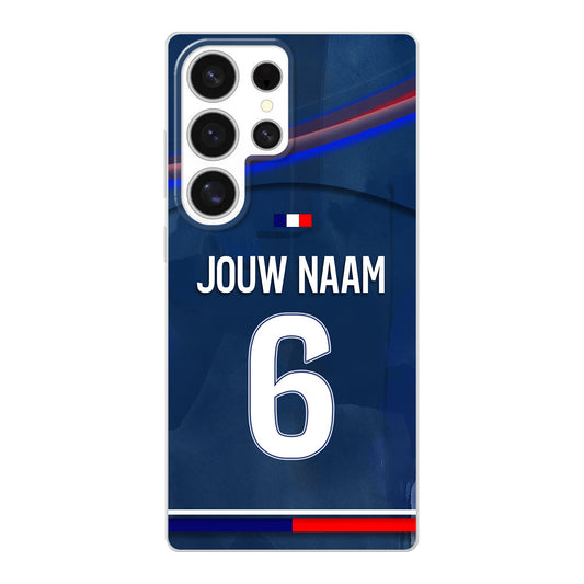 PSG telefoonhoesje met naam Samsung