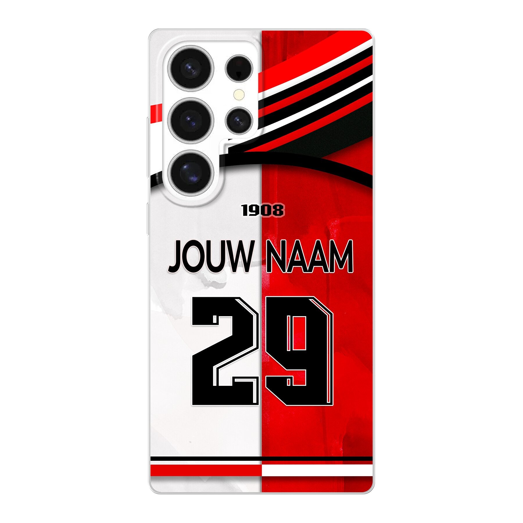 Feyenoord Rotterdam telefoonhoesje met naam Samsung