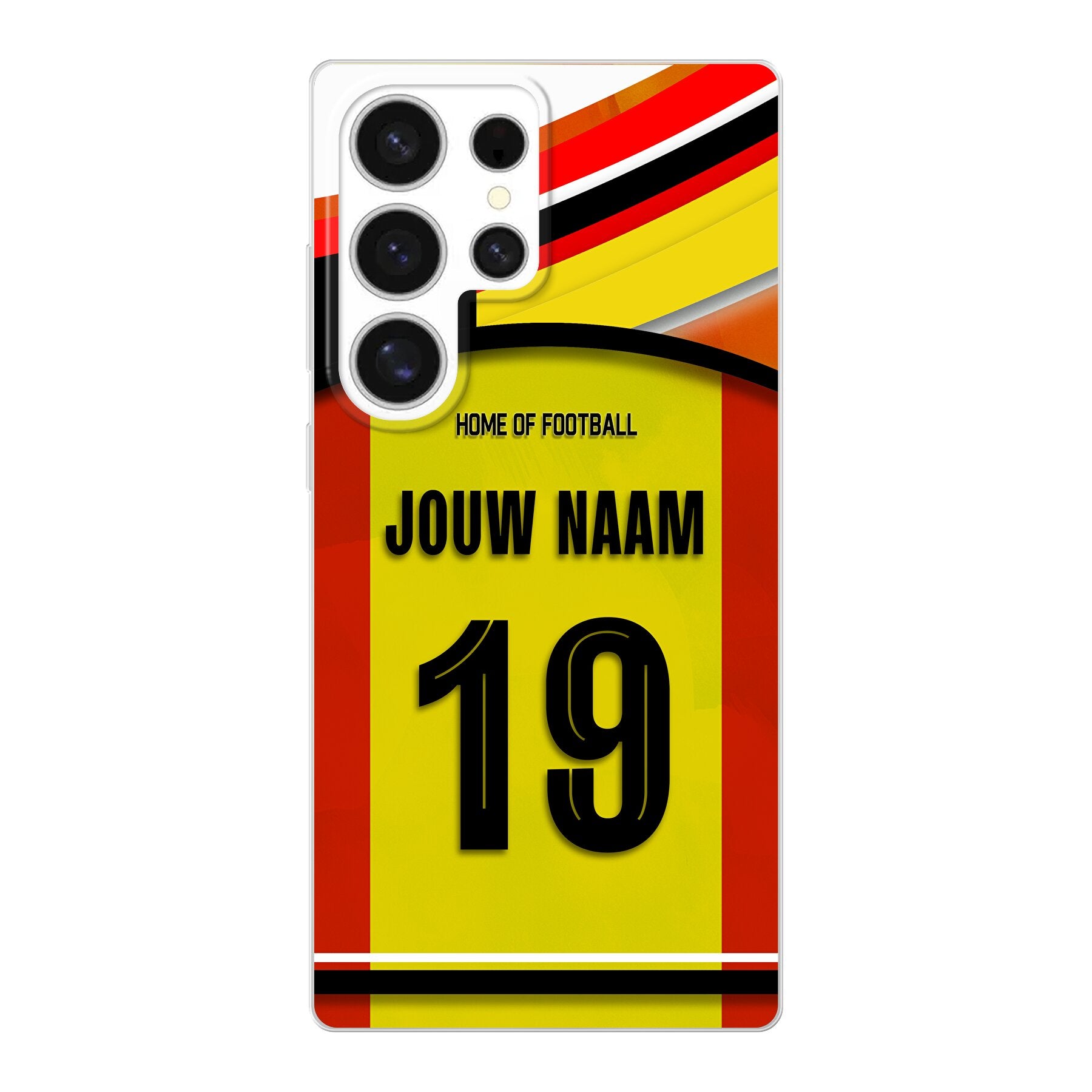 Go Ahead Eagles telefoonhoesje met naam Samsung