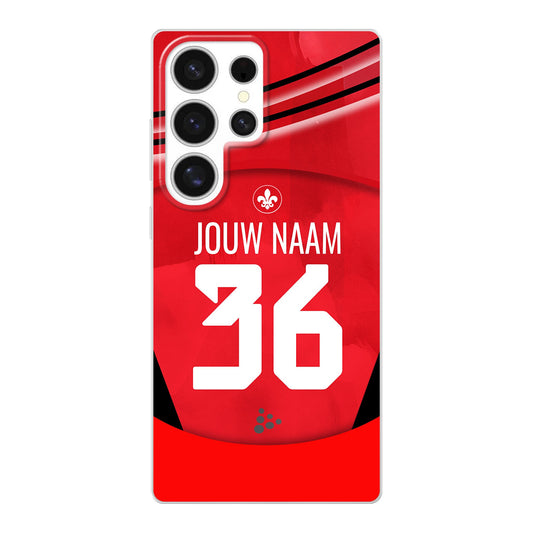 Almere City telefoonhoesje met personalisatie Samsung