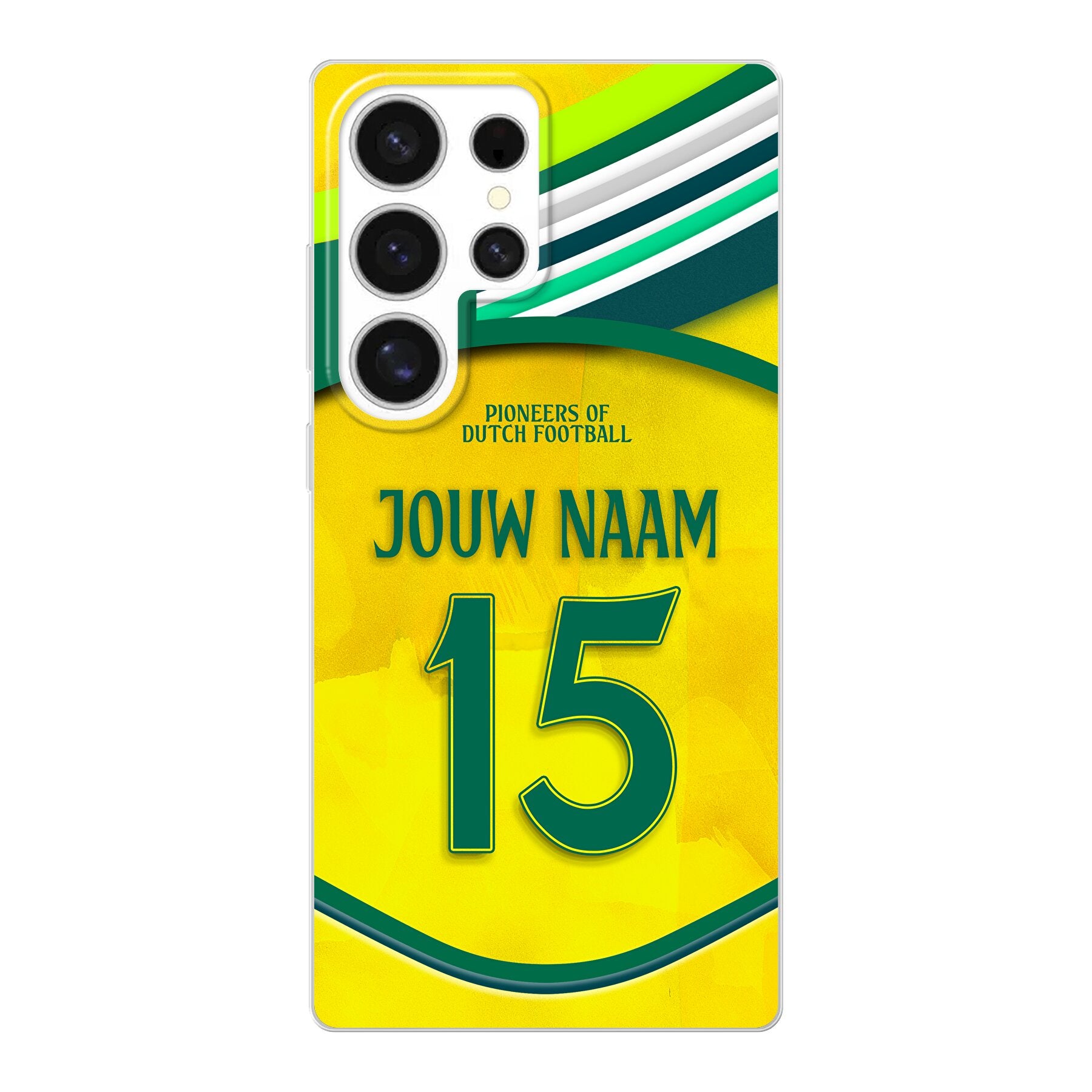 Fortuna Sittard telefoonhoesje met naam Samsung