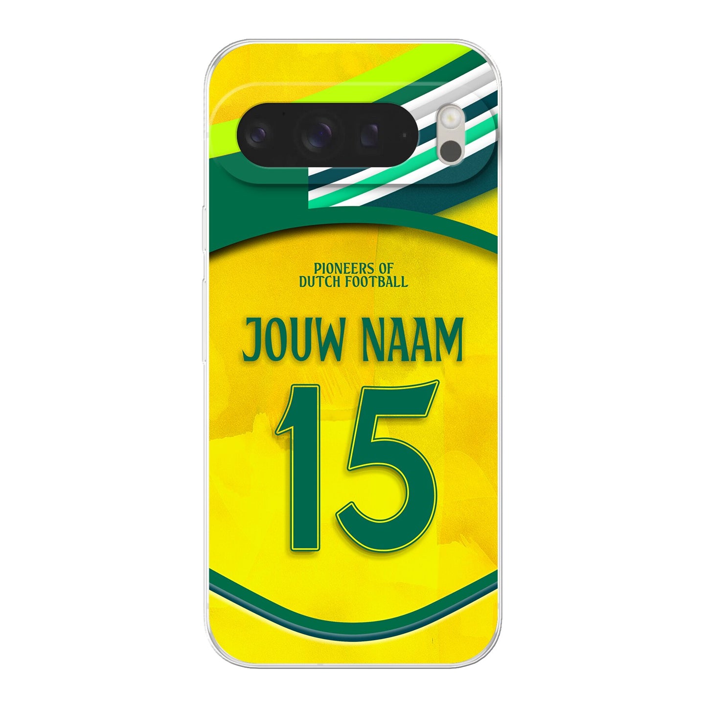 Fortuna Sittard telefoonhoesje met naam Google Pixel