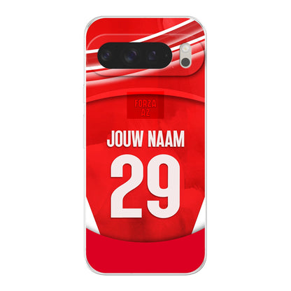 AZ Alkmaar telefoonhoesje met naam Google Pixel