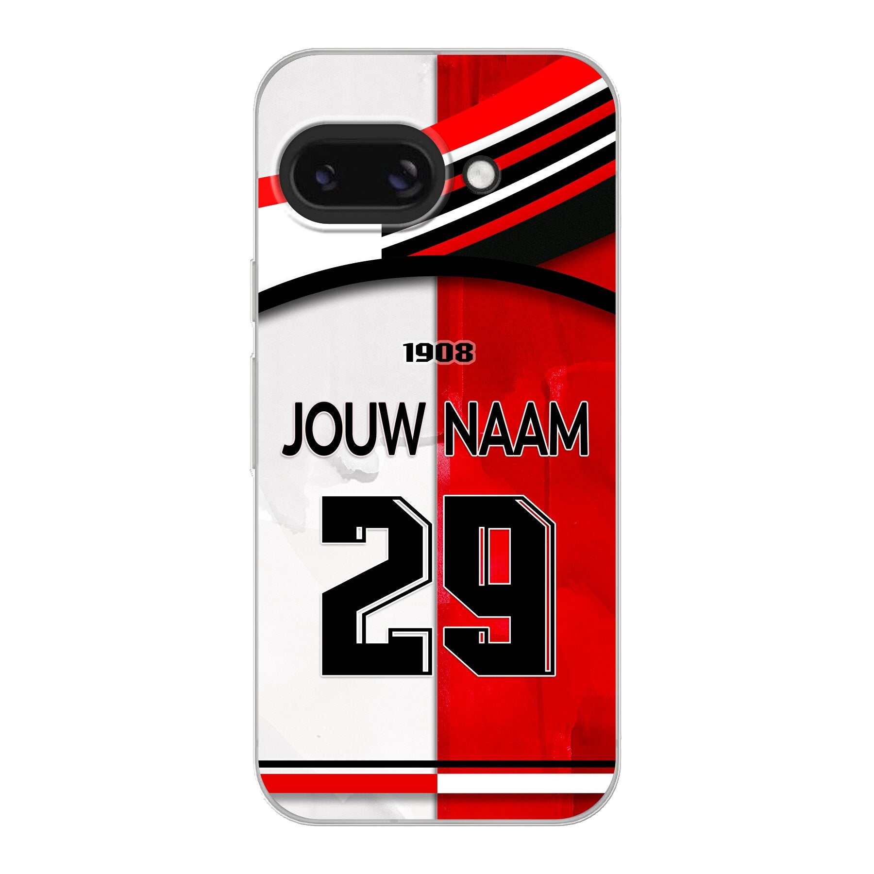 Feyenoord Rotterdam telefoonhoesje met naam Google Pixel