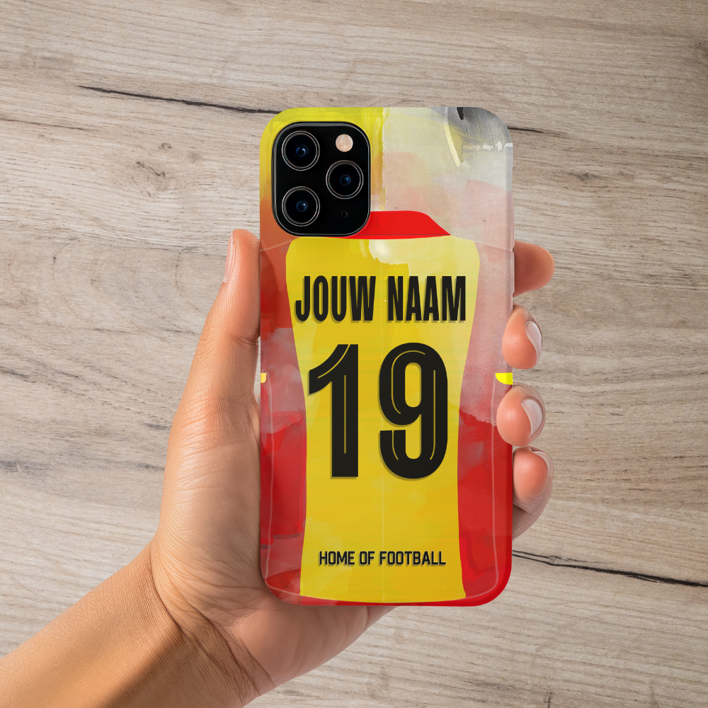 go ahead eagles telefoonhoesje met naam