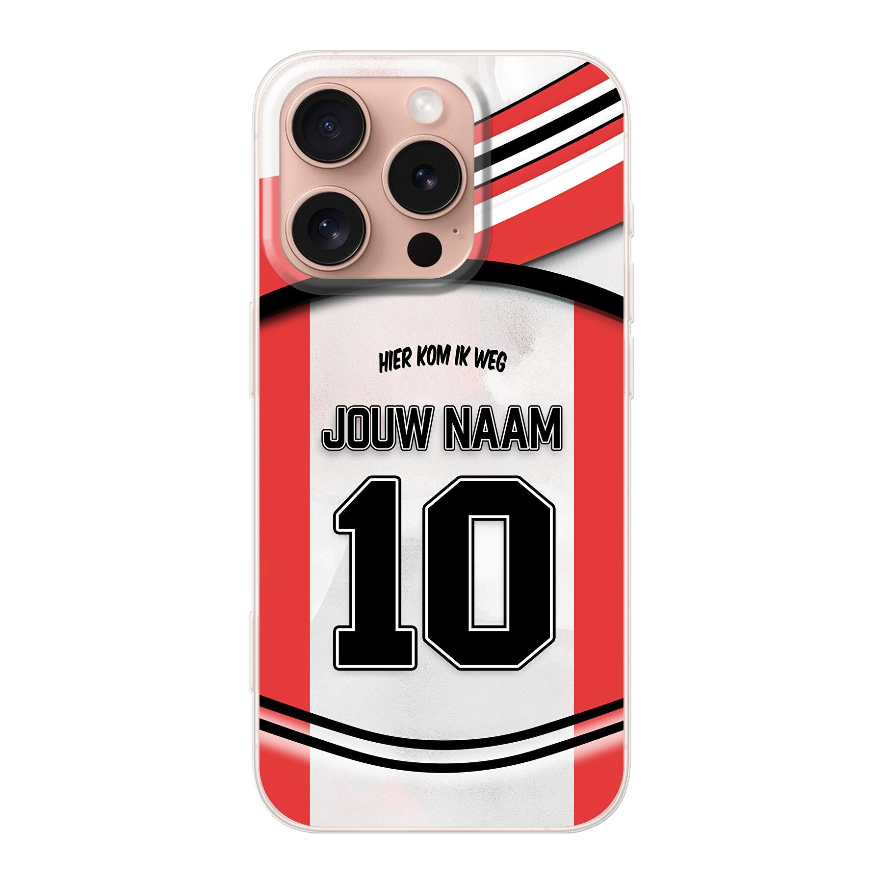 FC Emmen telefoonhoesje met naam iPhone