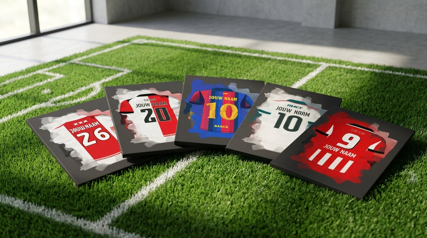 Voetbal Muurdecoratie Losse Posters Gepersonaliseerd Voetbalfan Cadeau