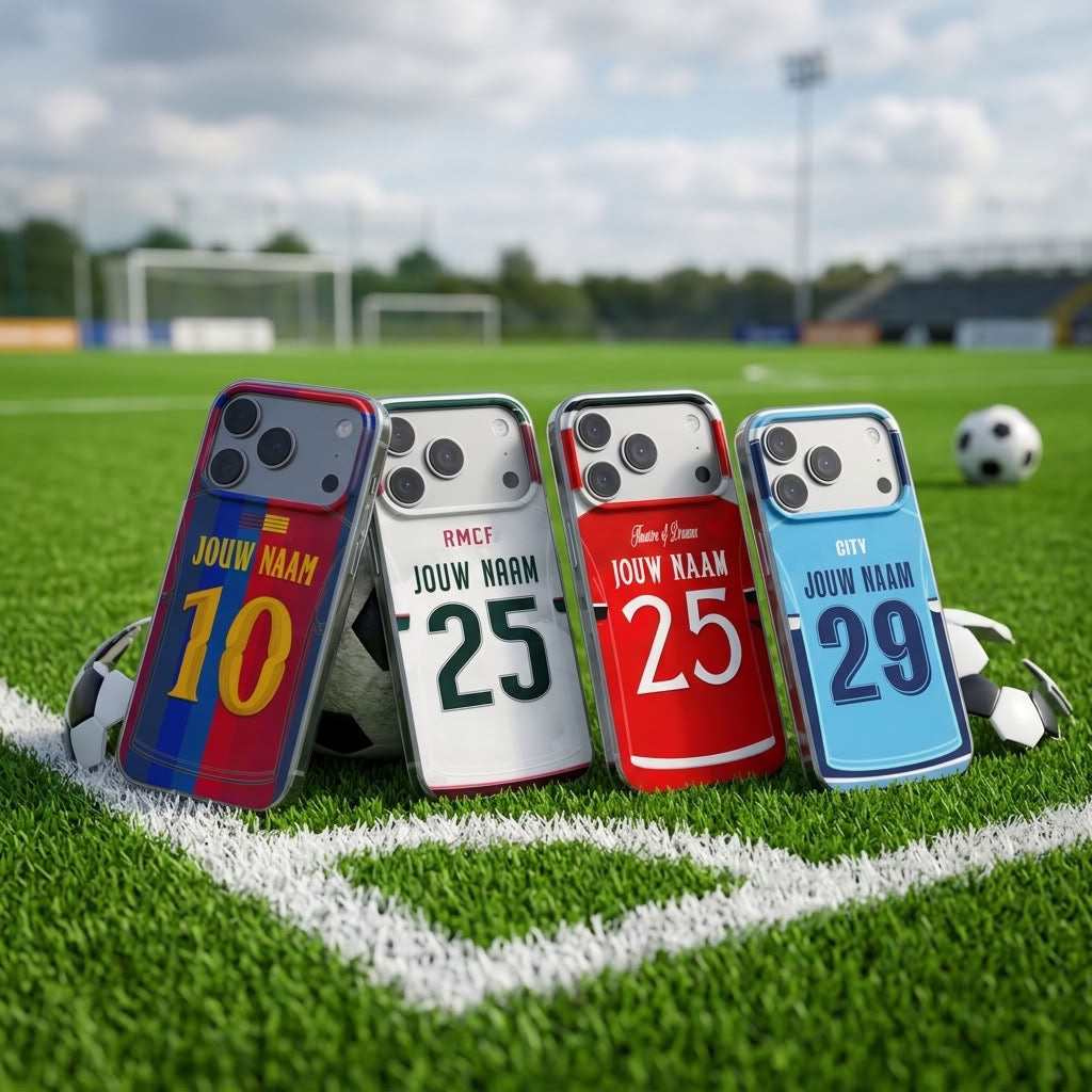 Voetbal Telefoonhoesjes Met Personalisatie Uniek Voetbal Cadeau Voetbalfans Verjaardag Of Feestdagen