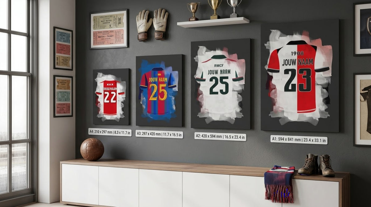 Voetbalposter Groot Formaat Bestellen