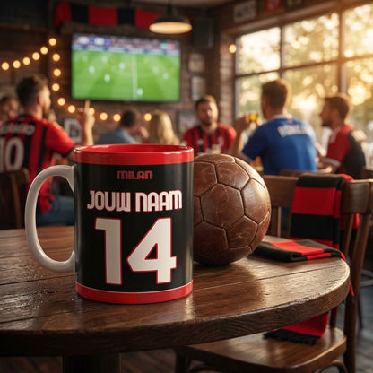AC Milan Mok Gepersonaliseerd Voetbal Cadeau Bestellen
