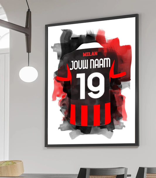 AC Milan Voetbal Poster Muurdecoratie