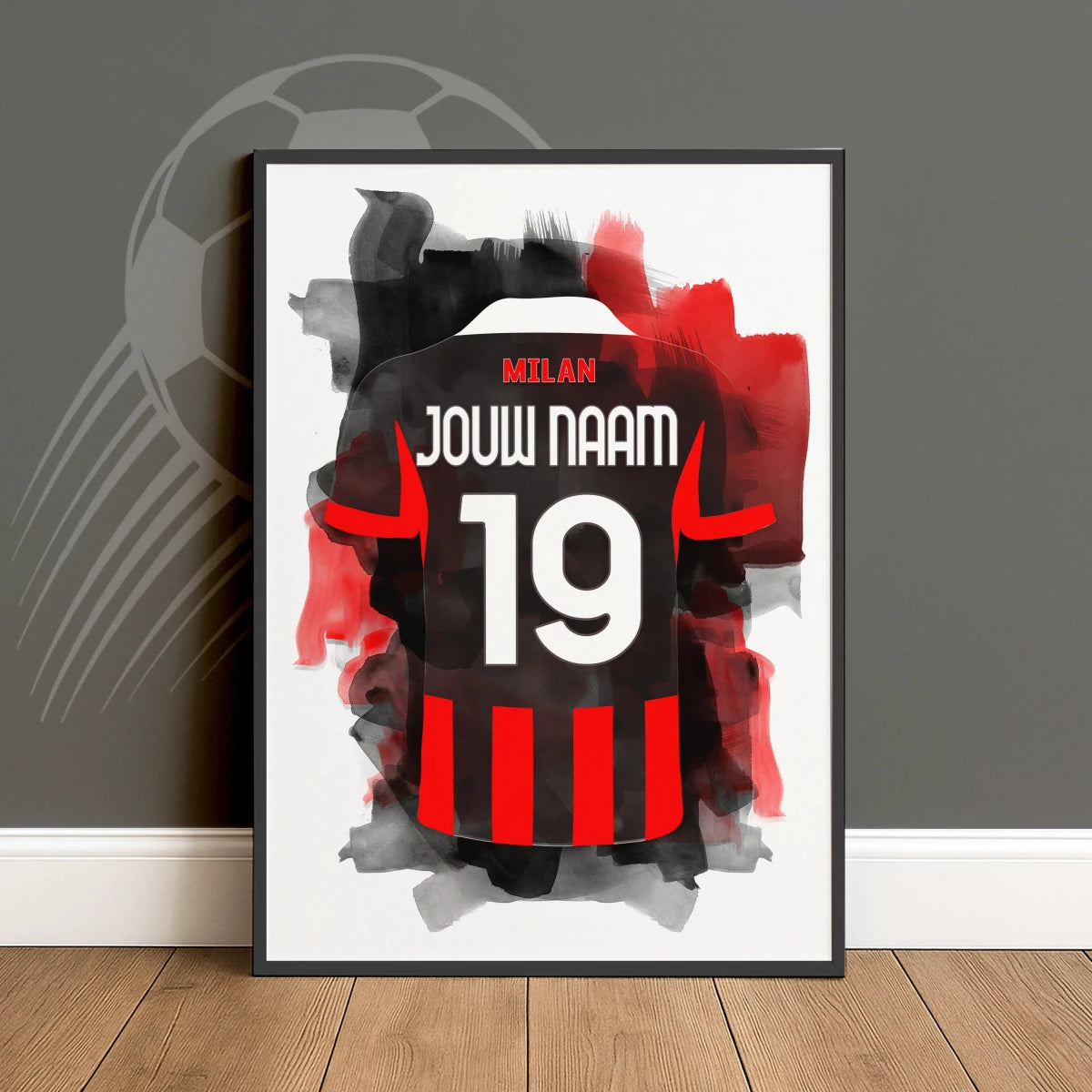 AC Milan Voetbal Poster Canvas En Aluminium Mancave