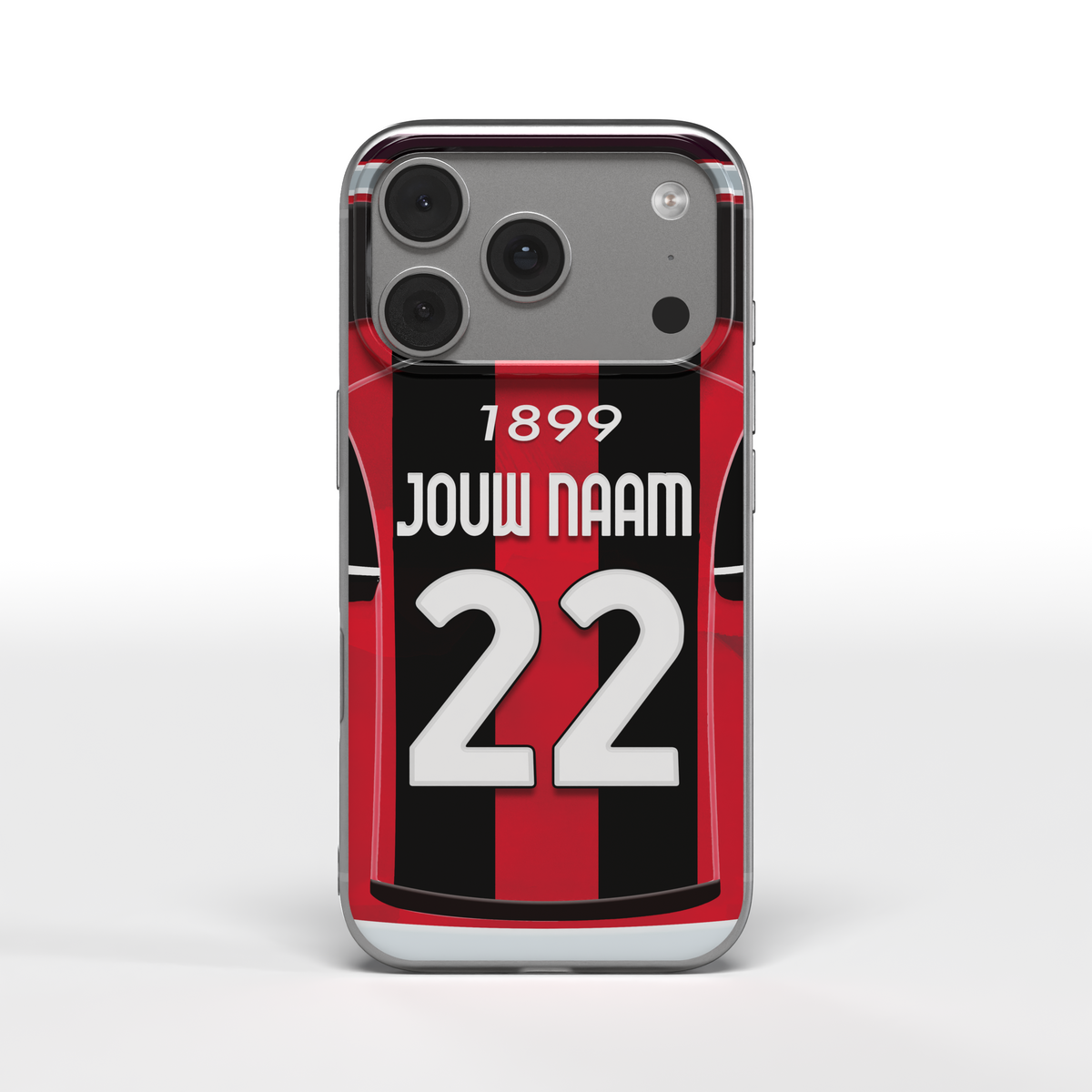 AC Milan Telefoonhoesje Gepersonaliseerd Voetbal Cadeau