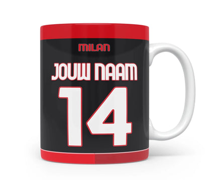 AC Milan Voetbal Mok Gepersonaliseerd Verjaardag Cadeau Jongens