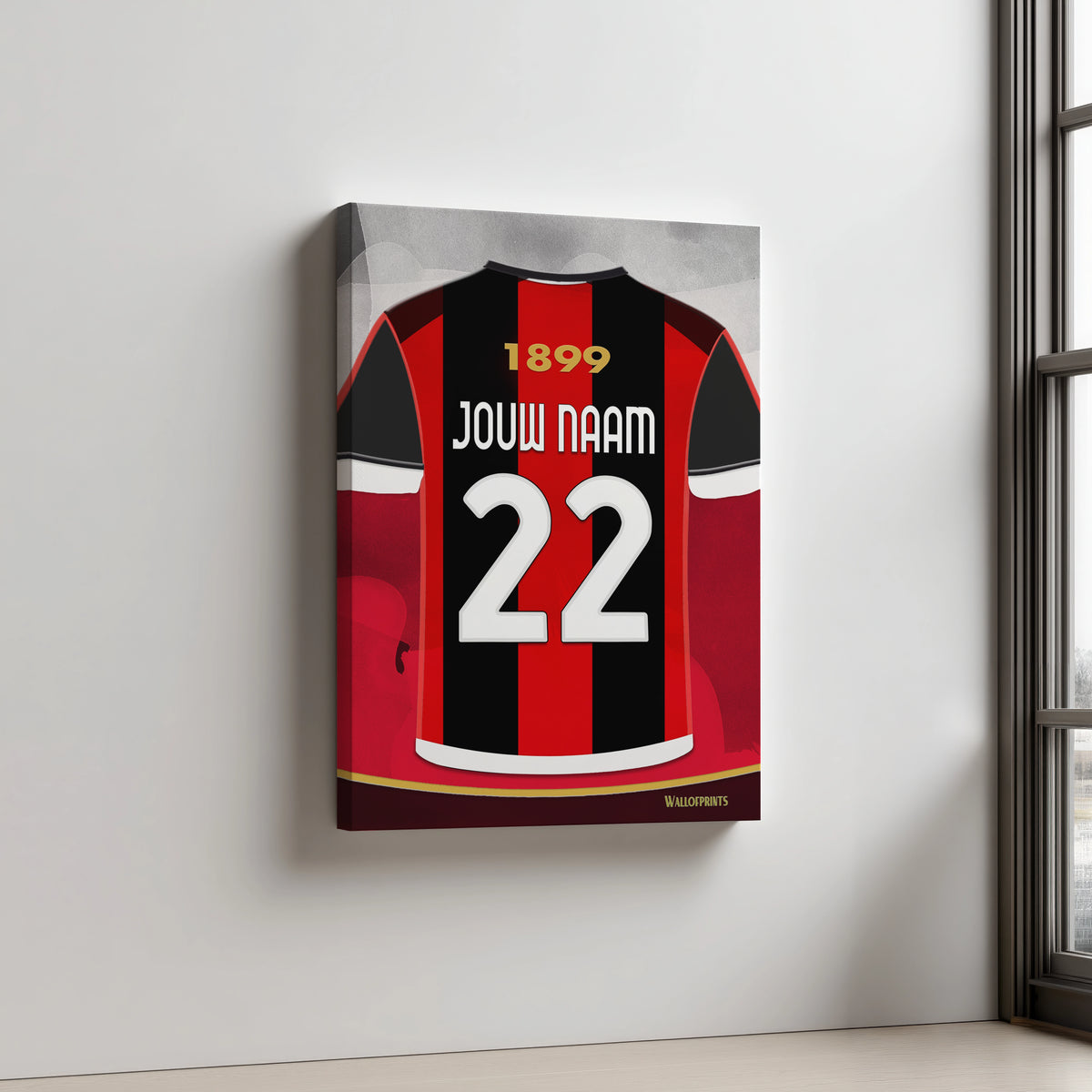 AC Milan Wanddecoratie Aluminium Dibond Mancave