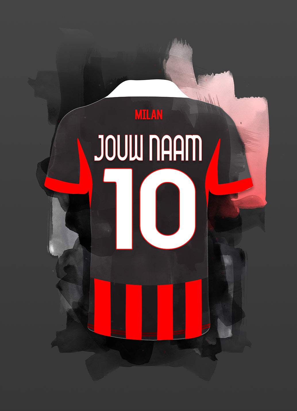 AC Milan poster met naam kopen