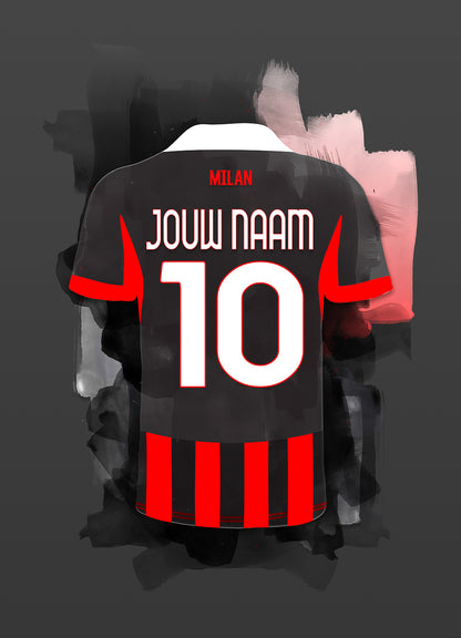AC Milan poster met naam kopen