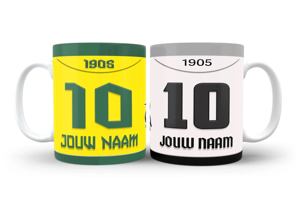 ADO Den Haag Koffie Mok Eigen Naam Voetbal Cadeau