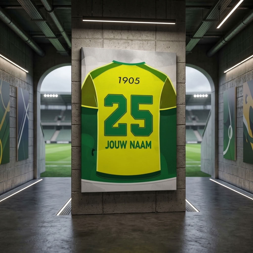 ADO Den Haag Wanddecoratie Voetbal Canvas