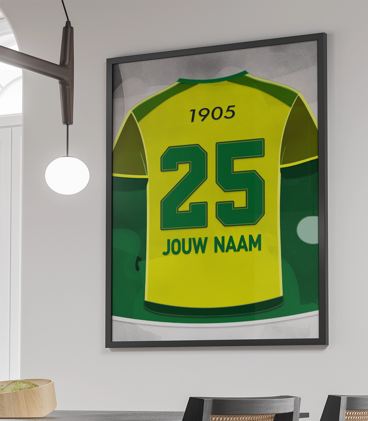 ADO Den Haag Wanddecoratie Poster Met Lijst
