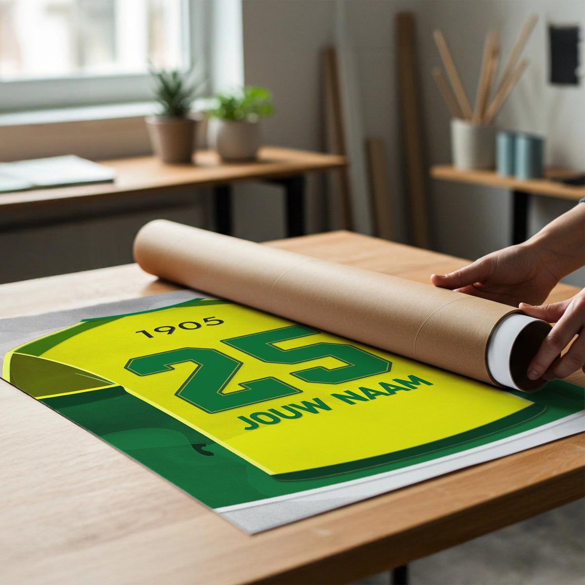 ADO Den Haag Wanddecoratie Poster Met Naam